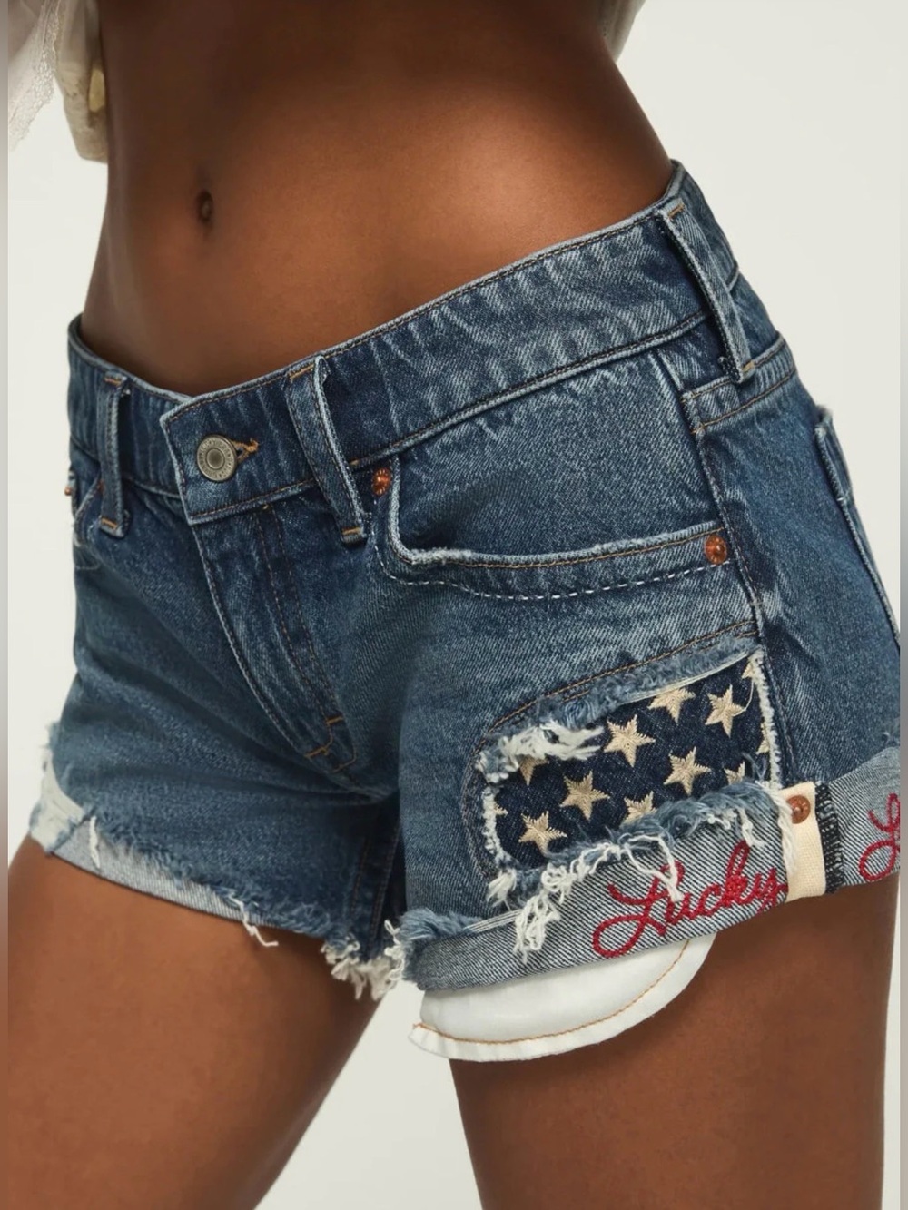 Limited Edition Lucky Brand Festival Low Rise Short